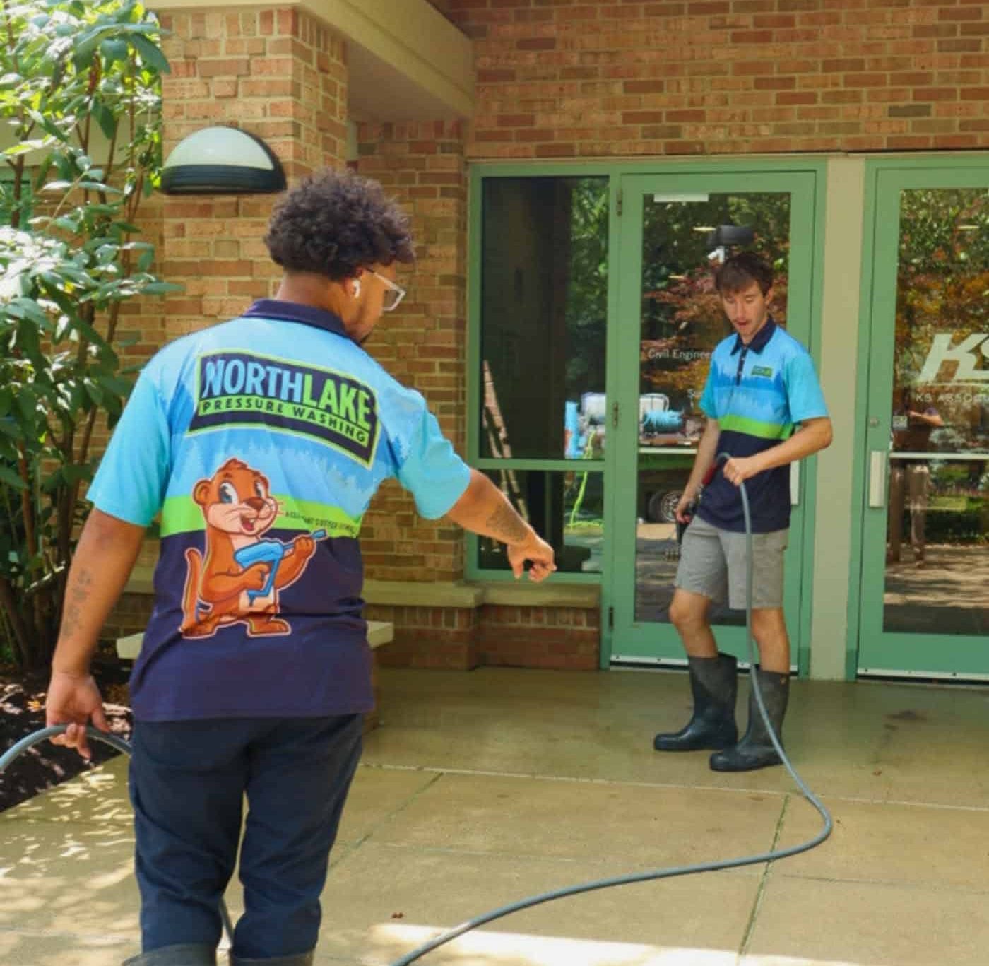 Commercial Pressure Washing in Westlake